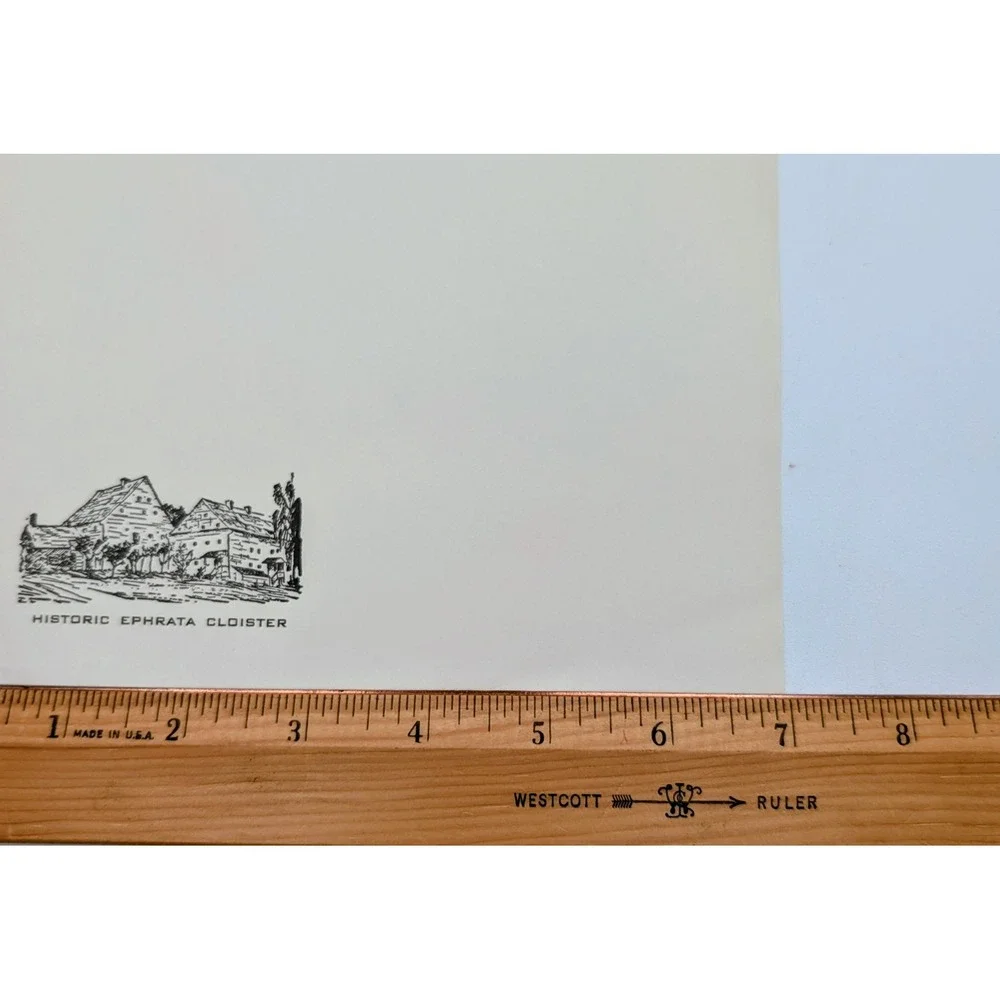 Cloister Motel vintage stationery